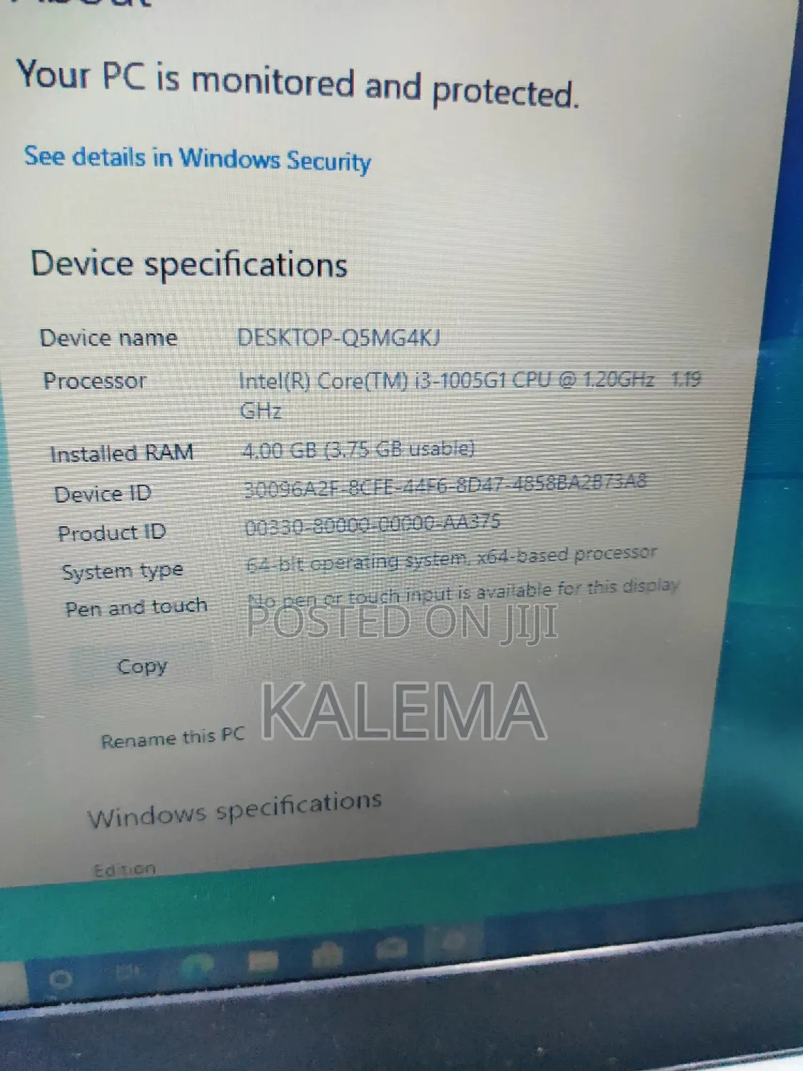 Laptop Lenovo Ideapad 3 4GB Intel Core I3 HDD 500GB