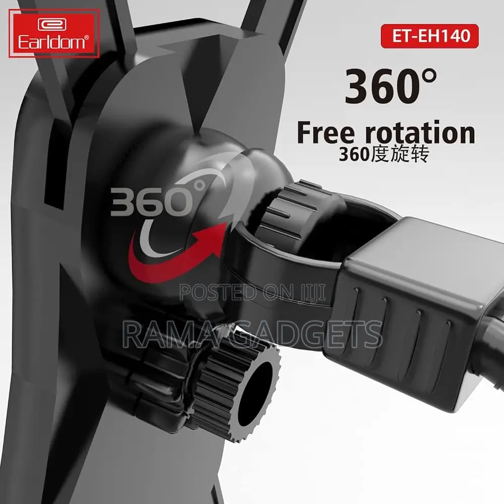 Earldom ET-EH140 Mobile Car Holder - Black