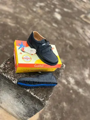 Crab Kids Boys Genuine Leather School Shoes