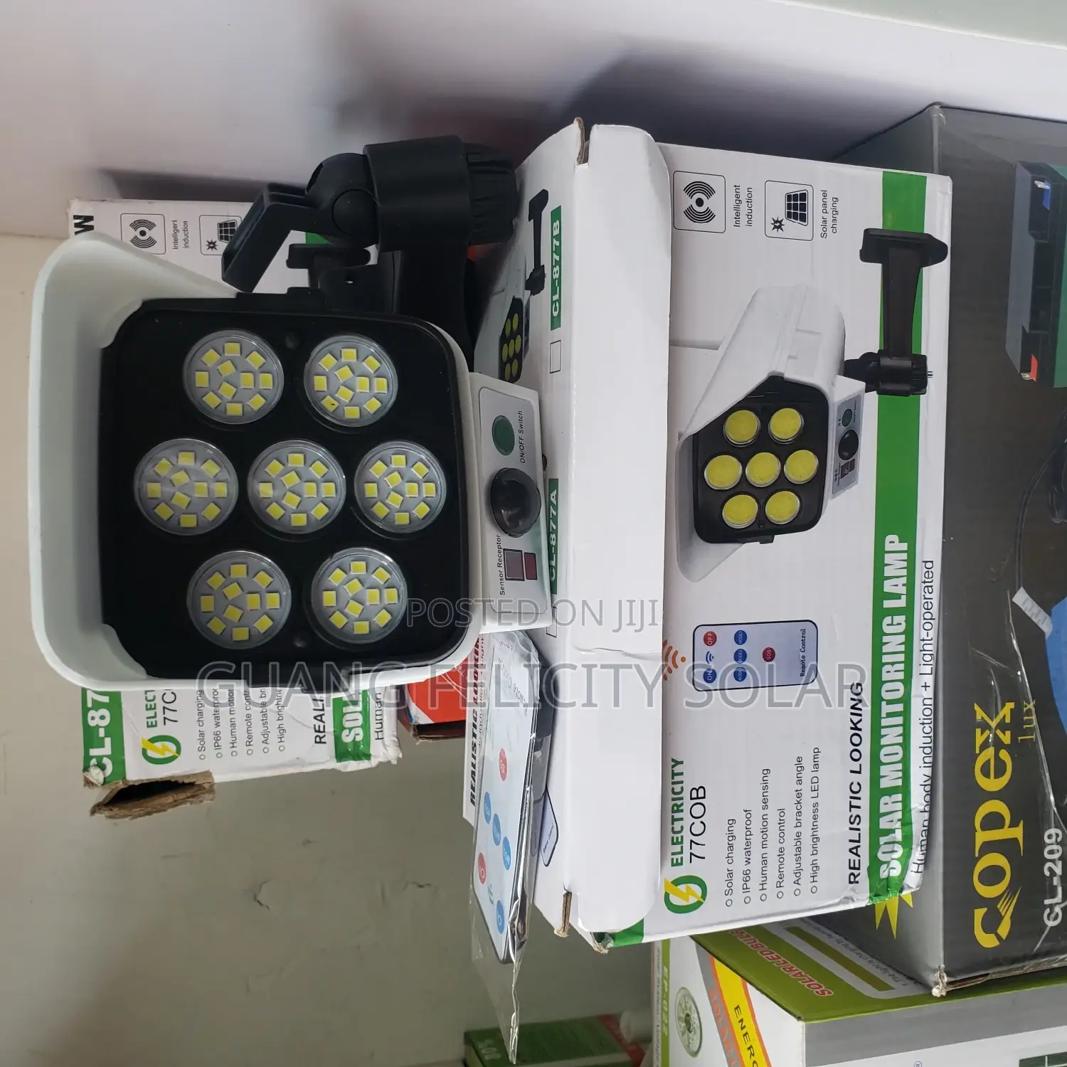 Solar Monitoring Lamp