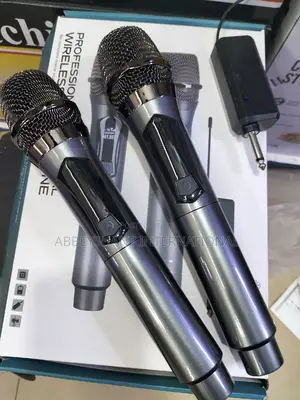 Microphone Wireless Microphone With Rechargeable Receiver