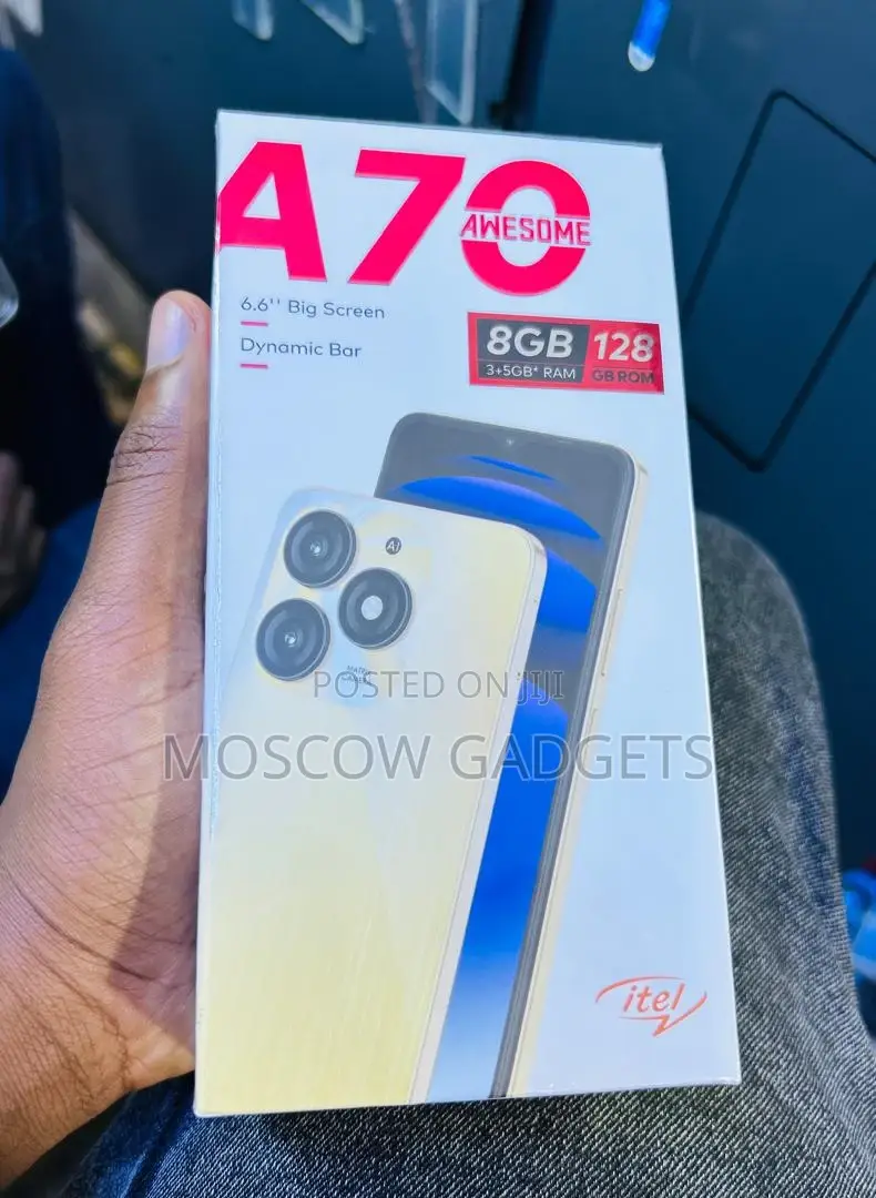 New Itel A70 128 GB Blue