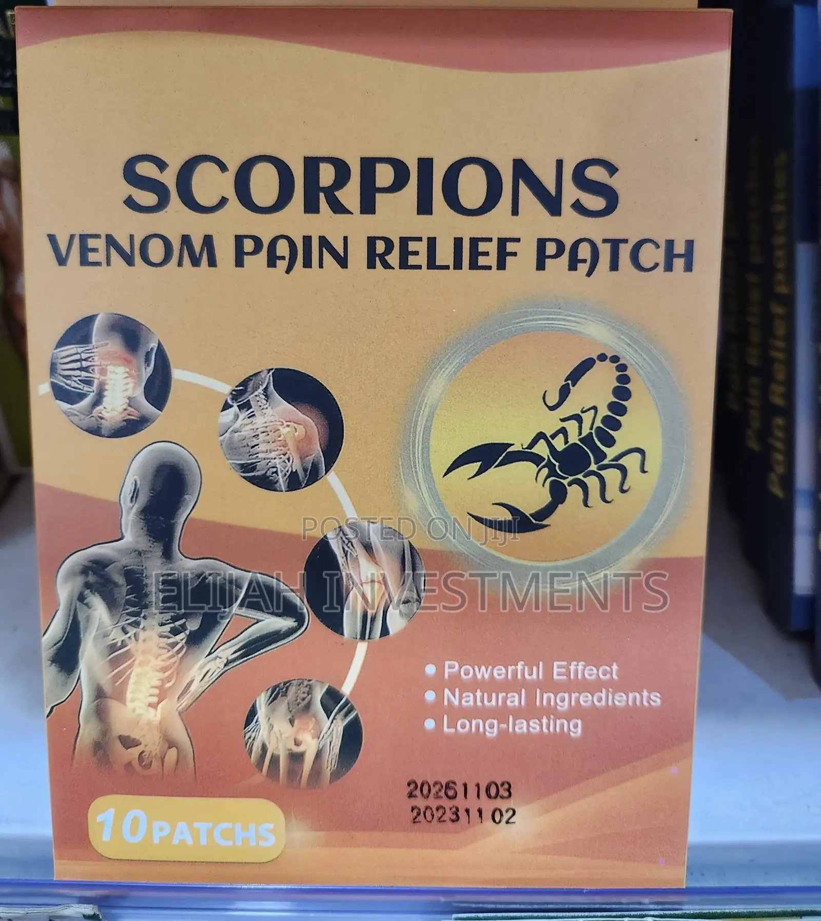 Scorpions Venom Pain Relief Patch