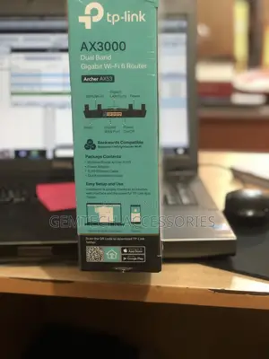Tplink AX3000 Archer Ax 53 Dual Band Gigabit Wi-Fi 6 Router