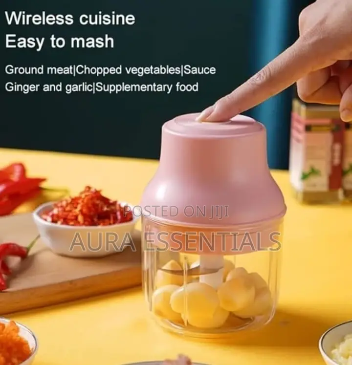 Electric Garlic Masher Mini Food Chopper