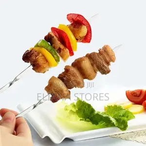 BBQ Wooden Roasting Handle Skewer