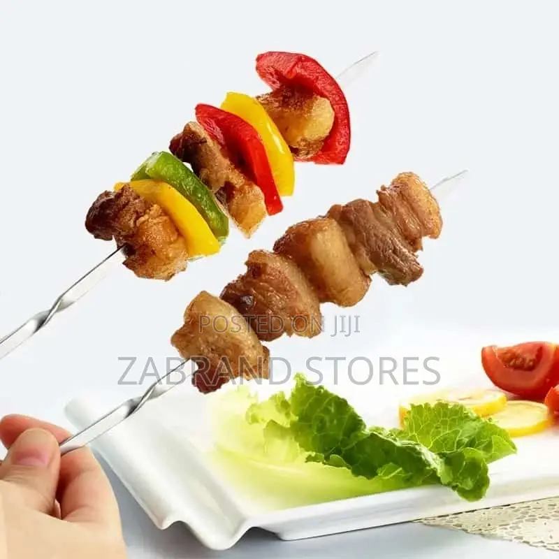 BBQ Wooden Roasting Handle Skewer
