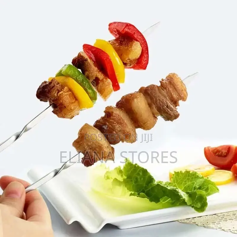 BBQ Wooden Roasting Handle Skewer