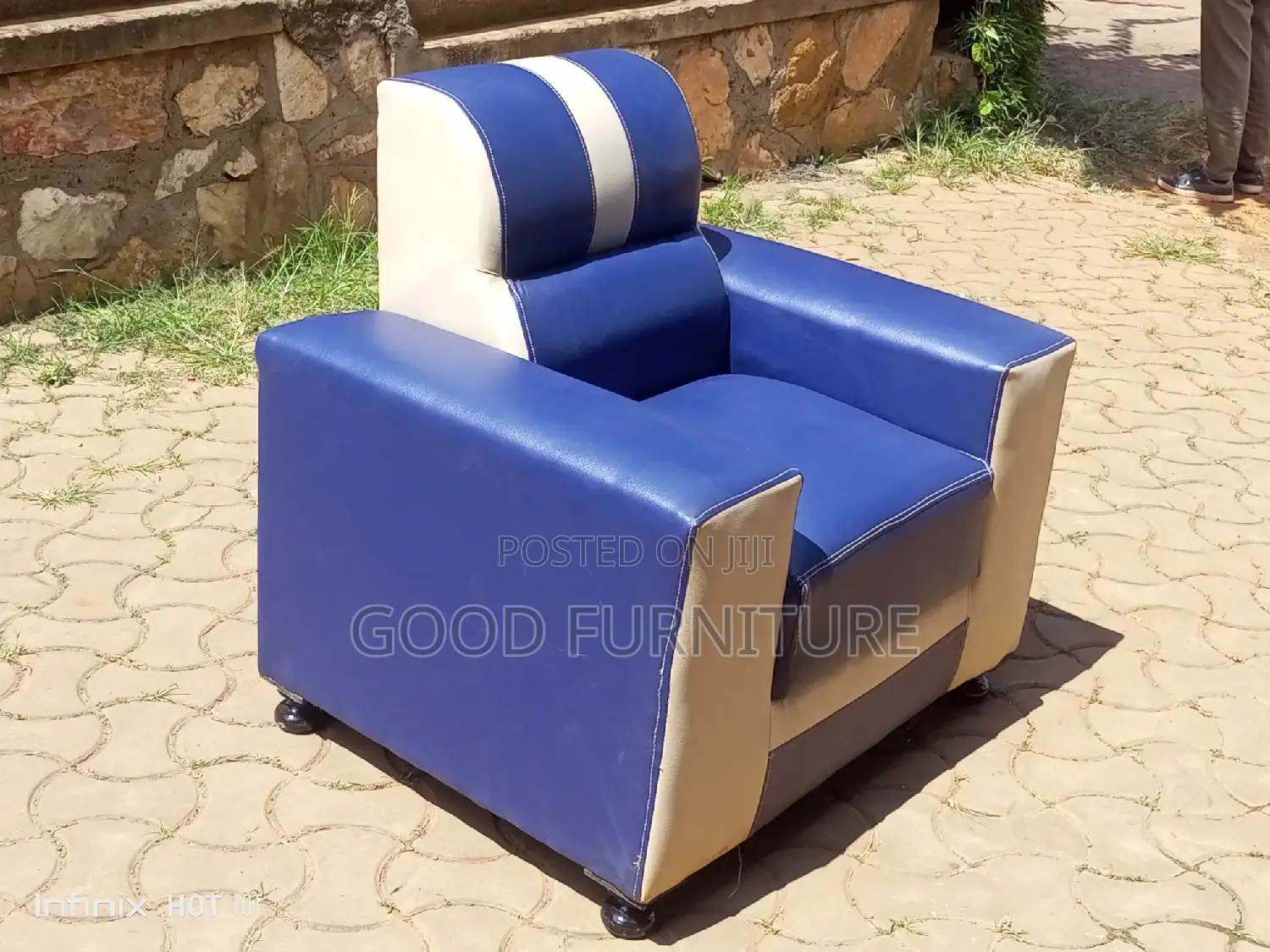 Shinny Single Seater Sofa