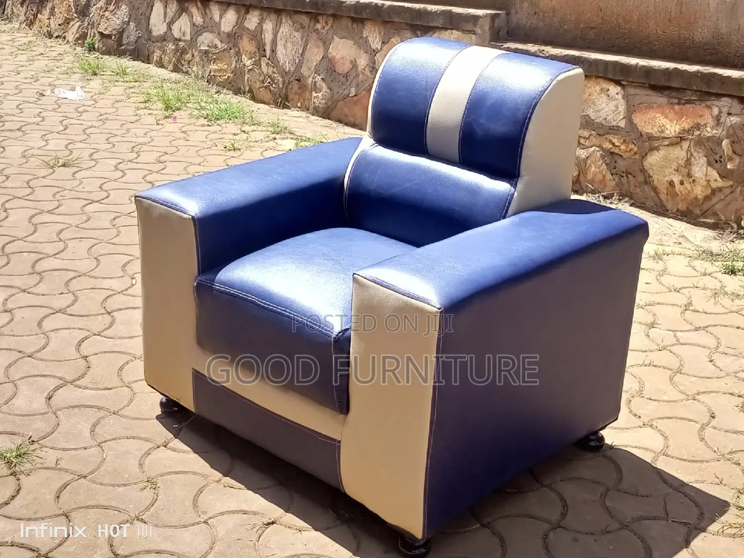 Shinny Single Seater Sofa