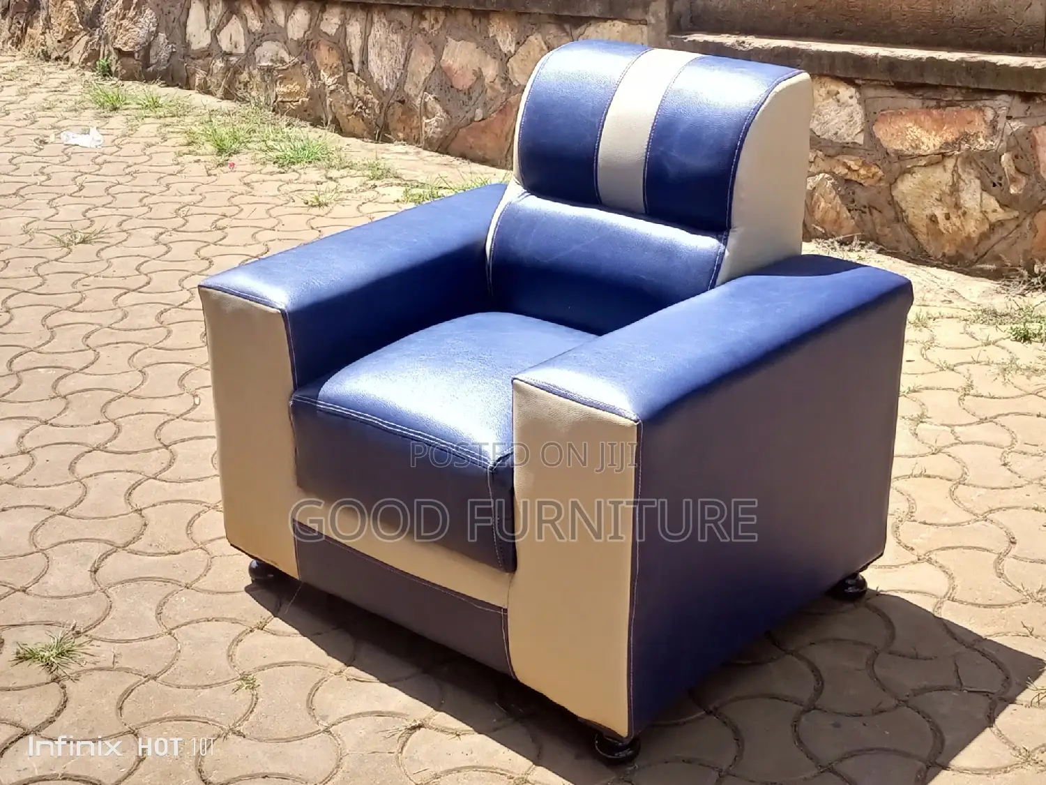 Shinny Single Seater Sofa