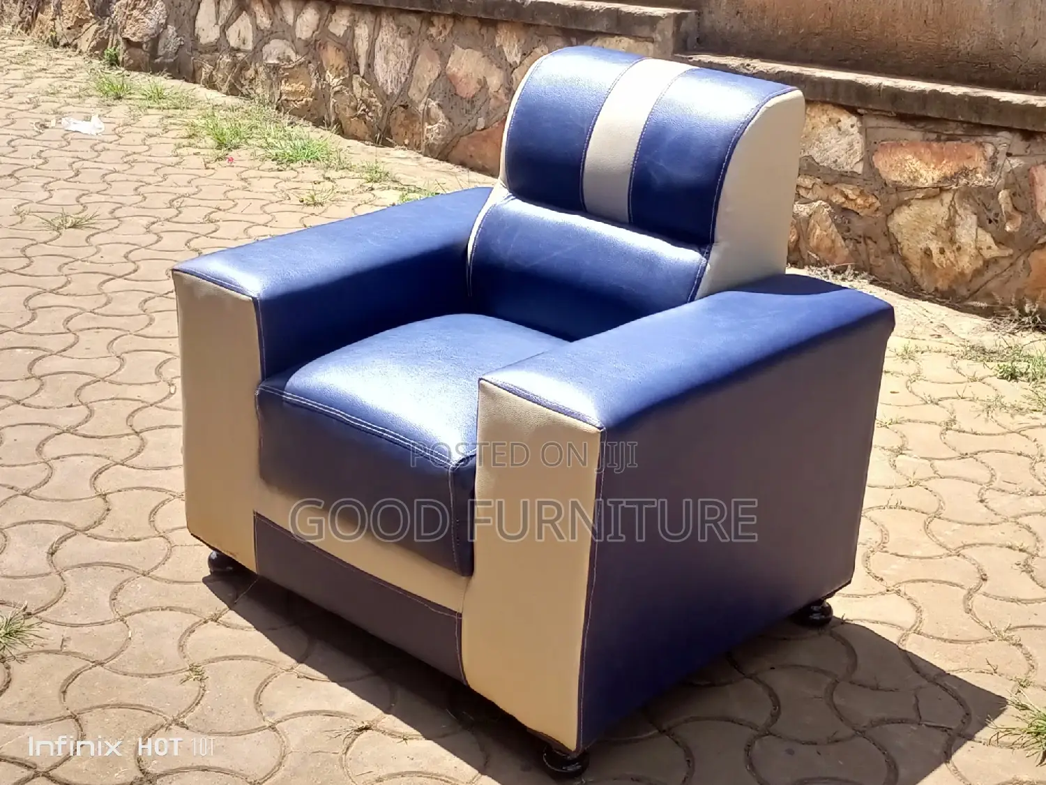 Shinny Single Seater Sofa