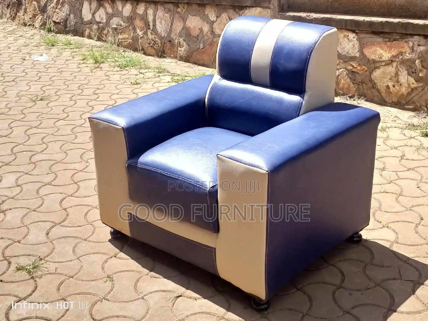 Shinny Single Seater Sofa