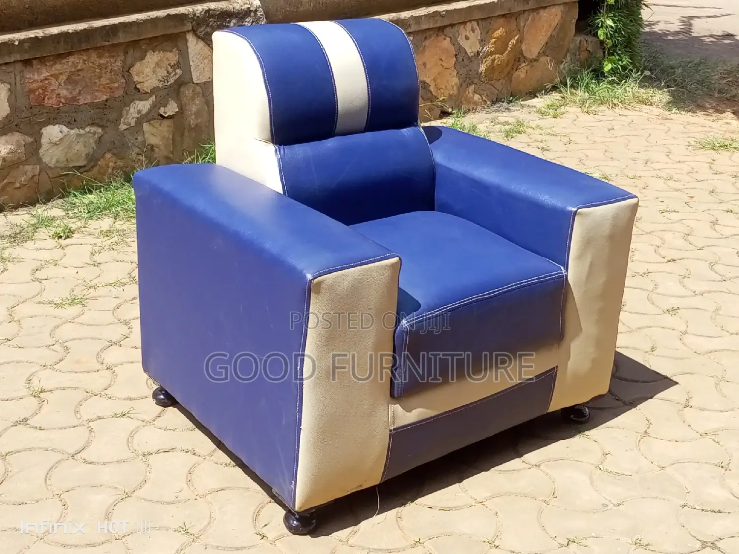 Shinny Single Seater Sofa