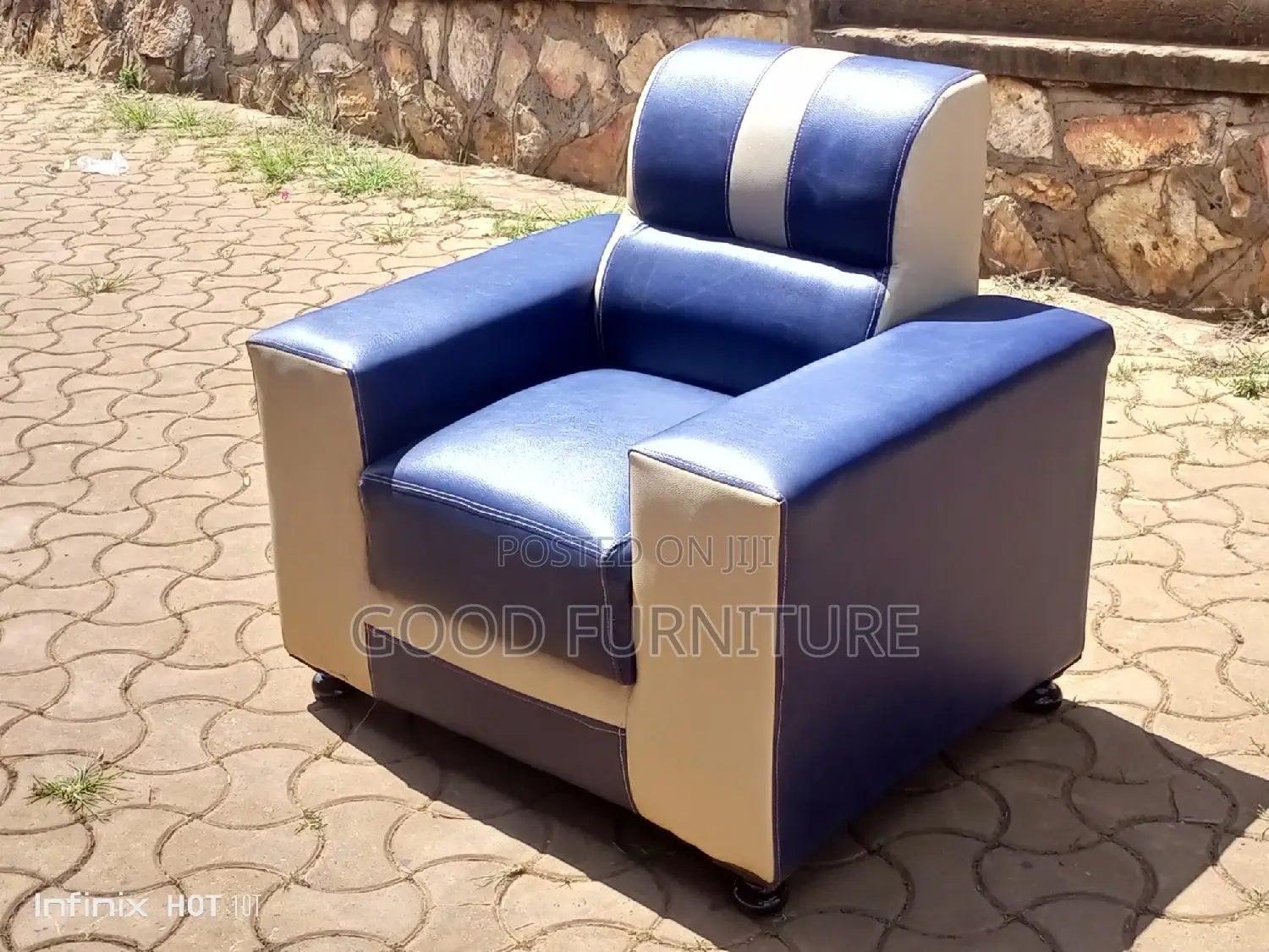 Shinny Single Seater Sofa