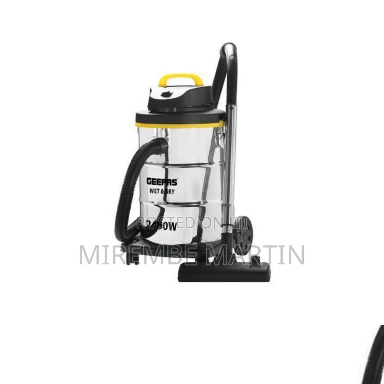 Geepas Electric Wet and Dry Vacuum Cleaner.