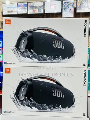 Photo - JBL BOOMBOX3 Bluetooth, Water and Dust Proof Speaker