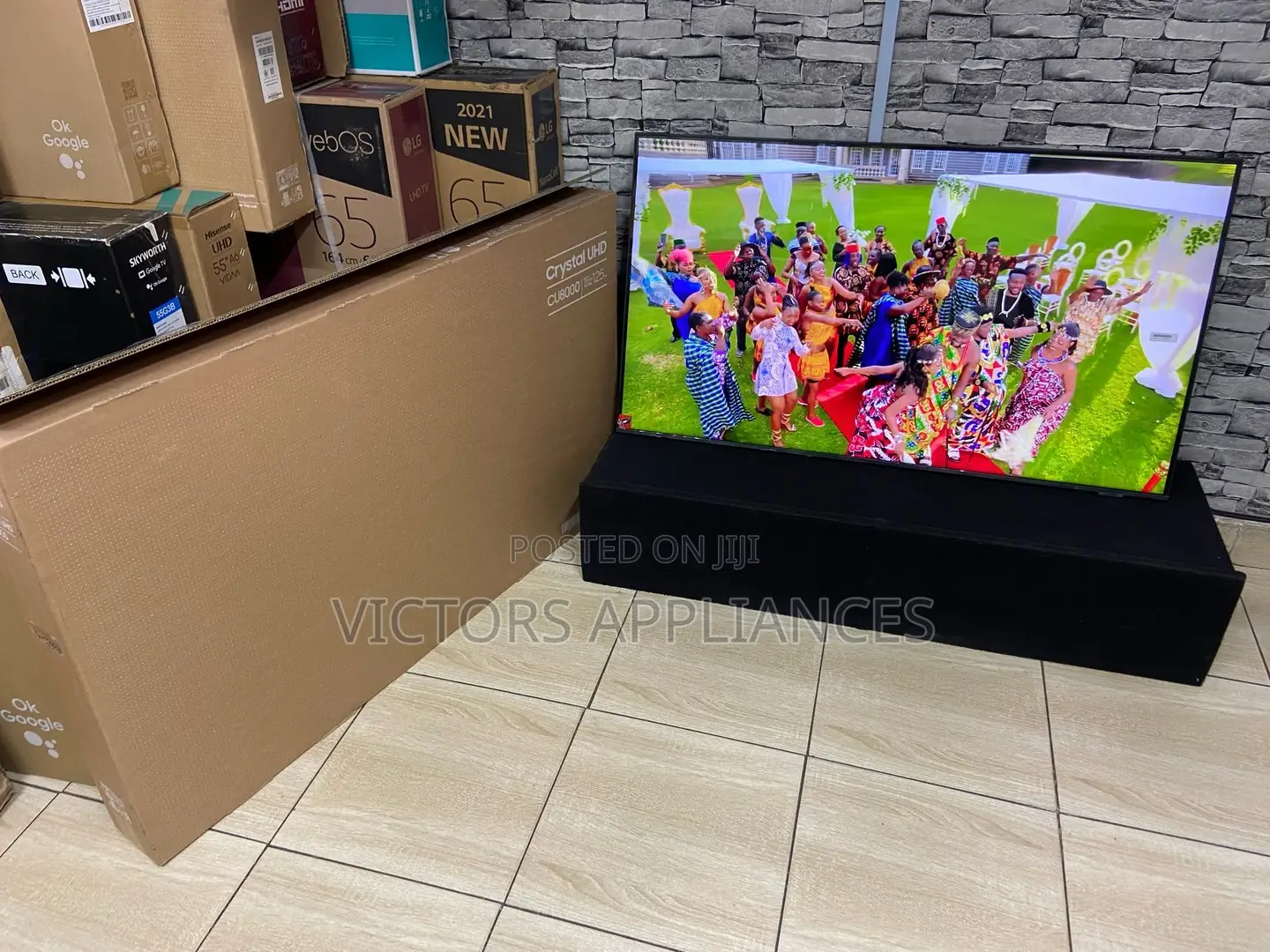 55inch Samsung Crystal Uhd Smart TV