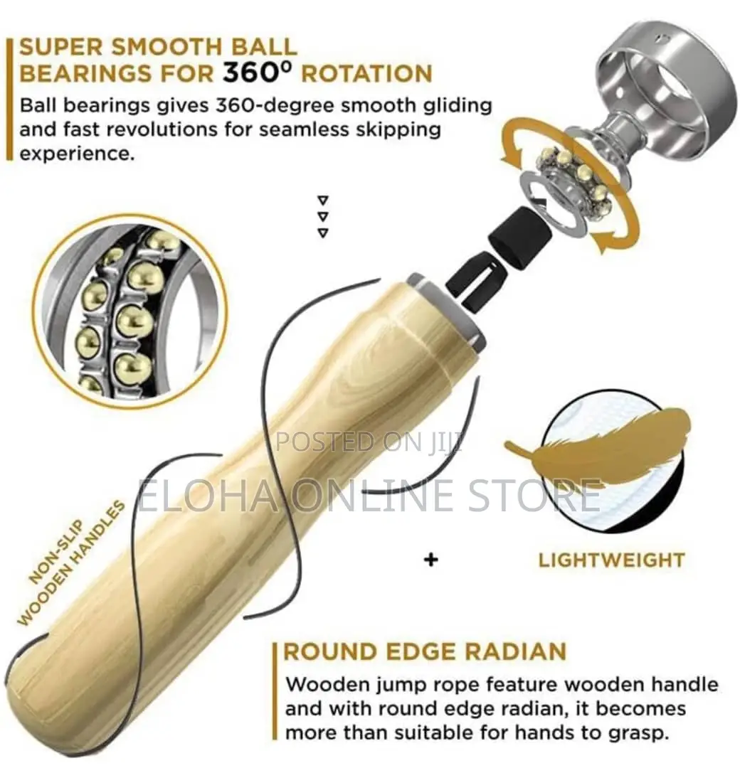 Genuine Leather Skipping Rope