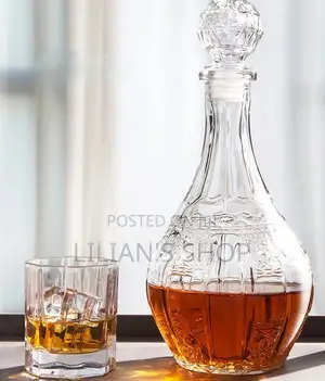 Whisky Red Wine Crystal Glass Bottle Decanter