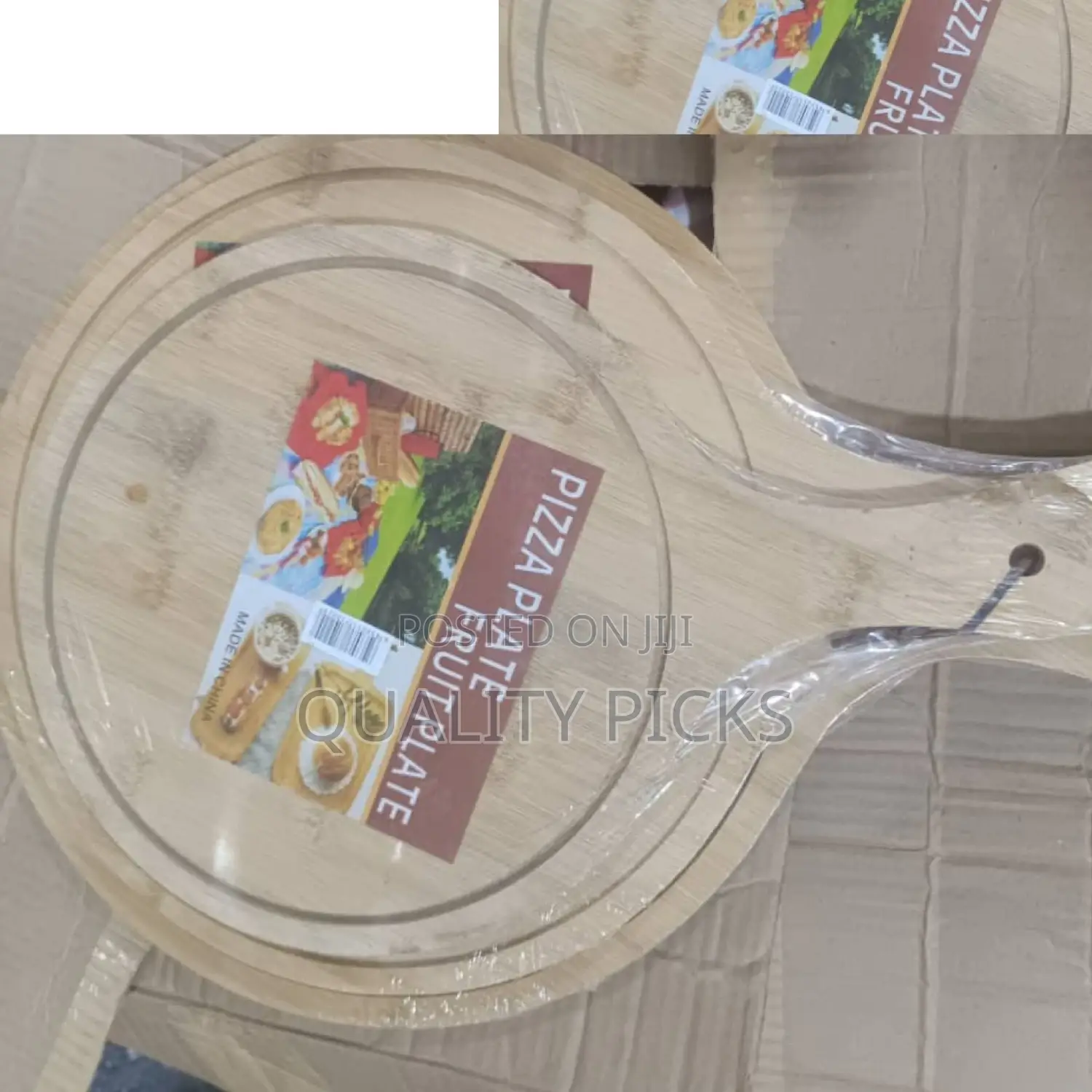 3pcs Wooden Pizza Plate