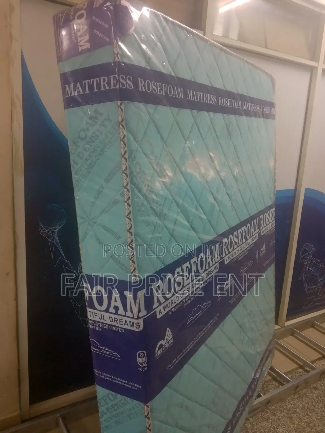 Premium High Density Mattress. 5*6*6inches.( Blue)