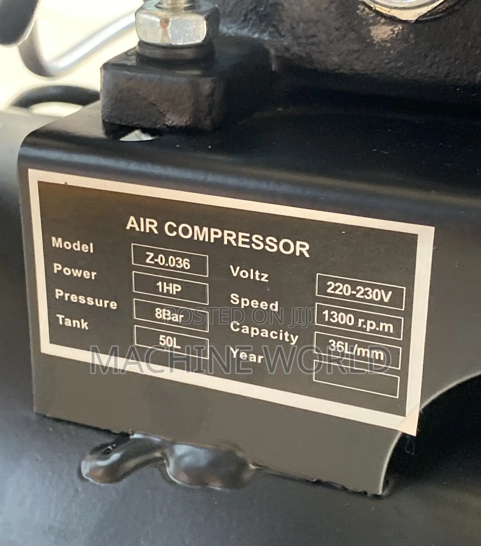 Lutian Air Compressor 50ltrs Belt 220-240