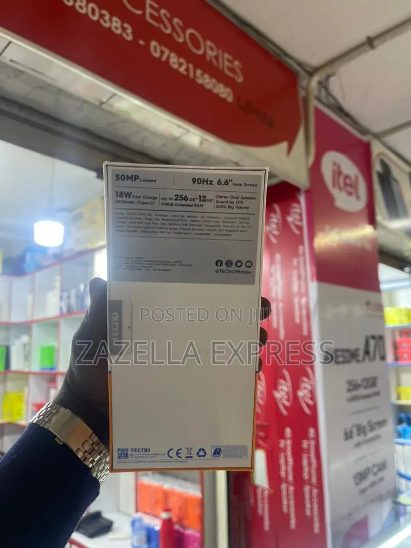 New Tecno Spark 20 256 GB Silver