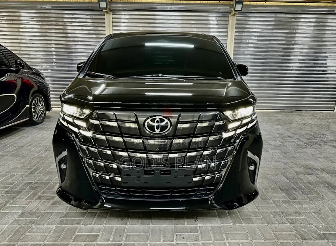 New Toyota Alphard 2024 Black