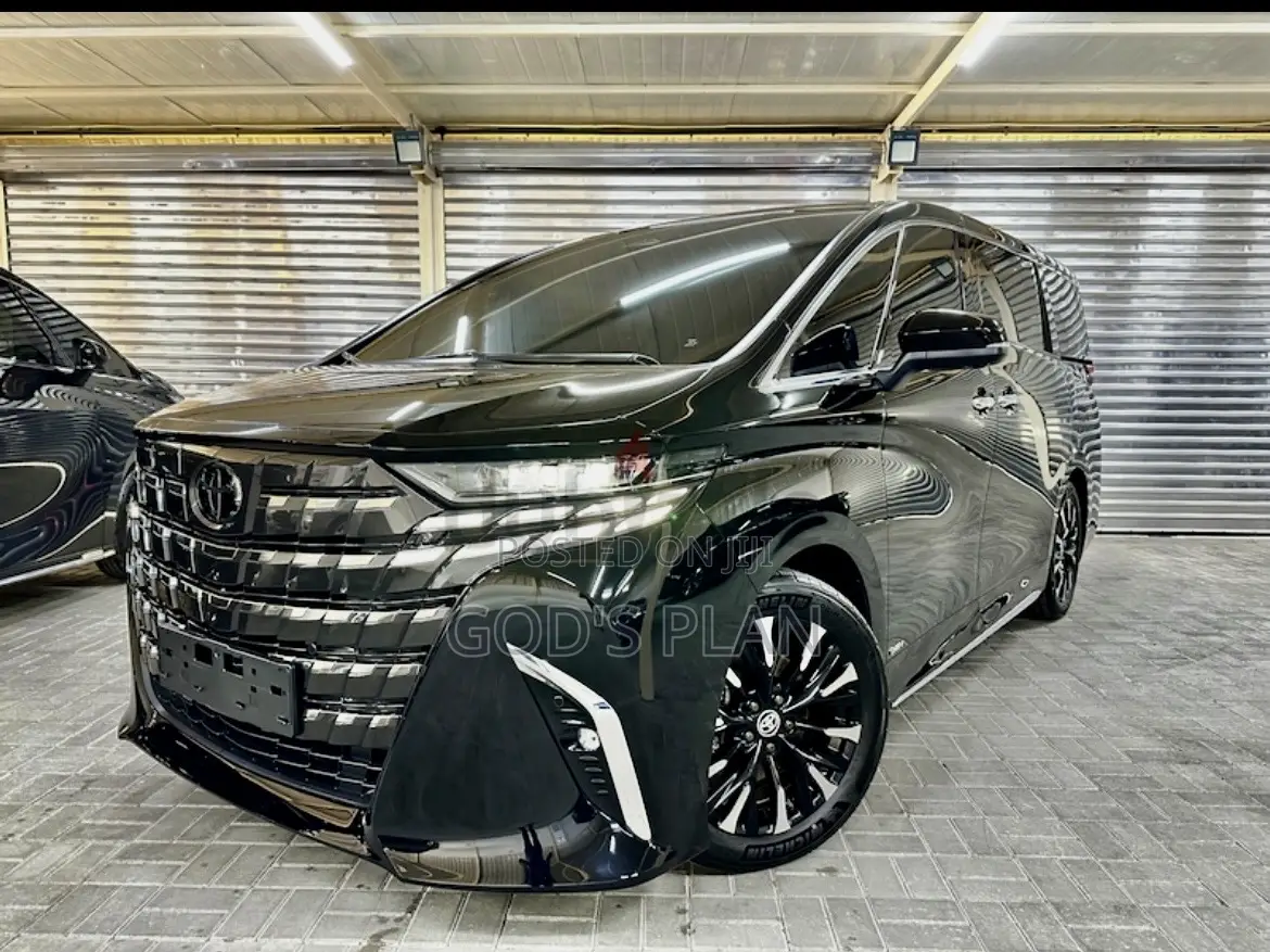 New Toyota Alphard 2024 Black