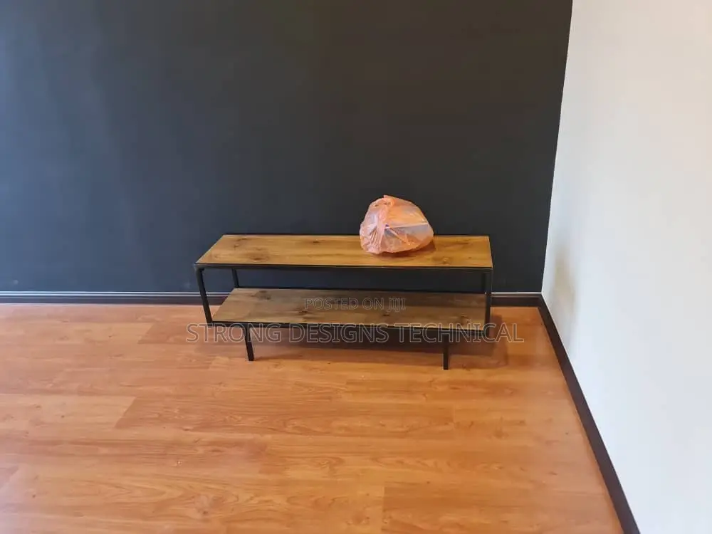 Steel Frame Minimalist Tv Stand