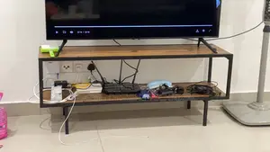 Steel Frame Minimalist Tv Stand