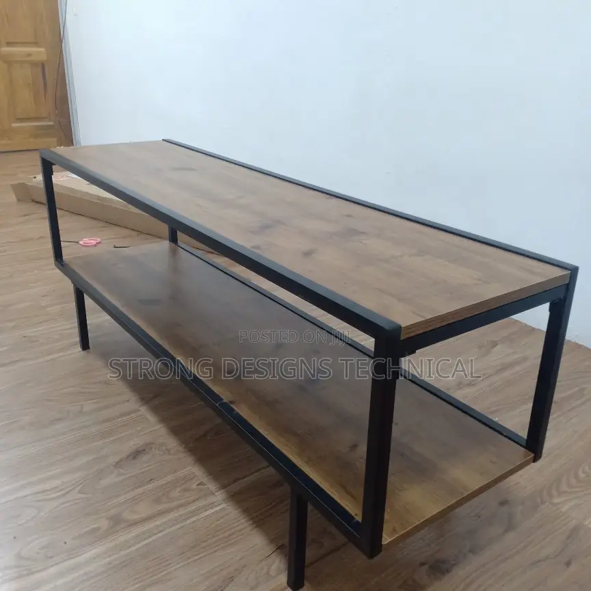 Steel Frame Minimalist Tv Stand