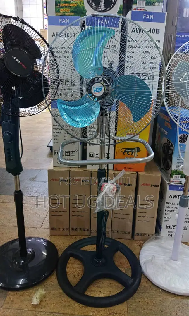 18inch Stand Electric Fan Oscillating - Black