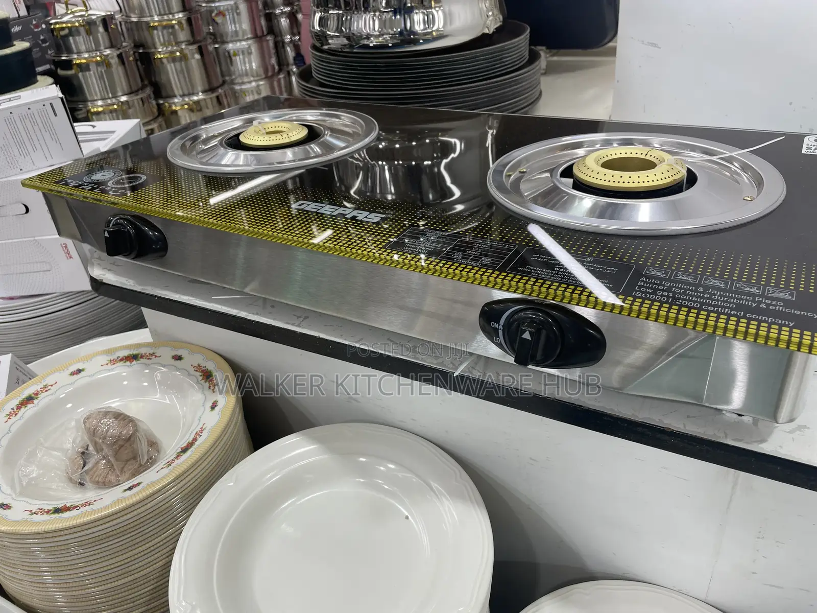 Italy Made Geepas Double Gas Burner