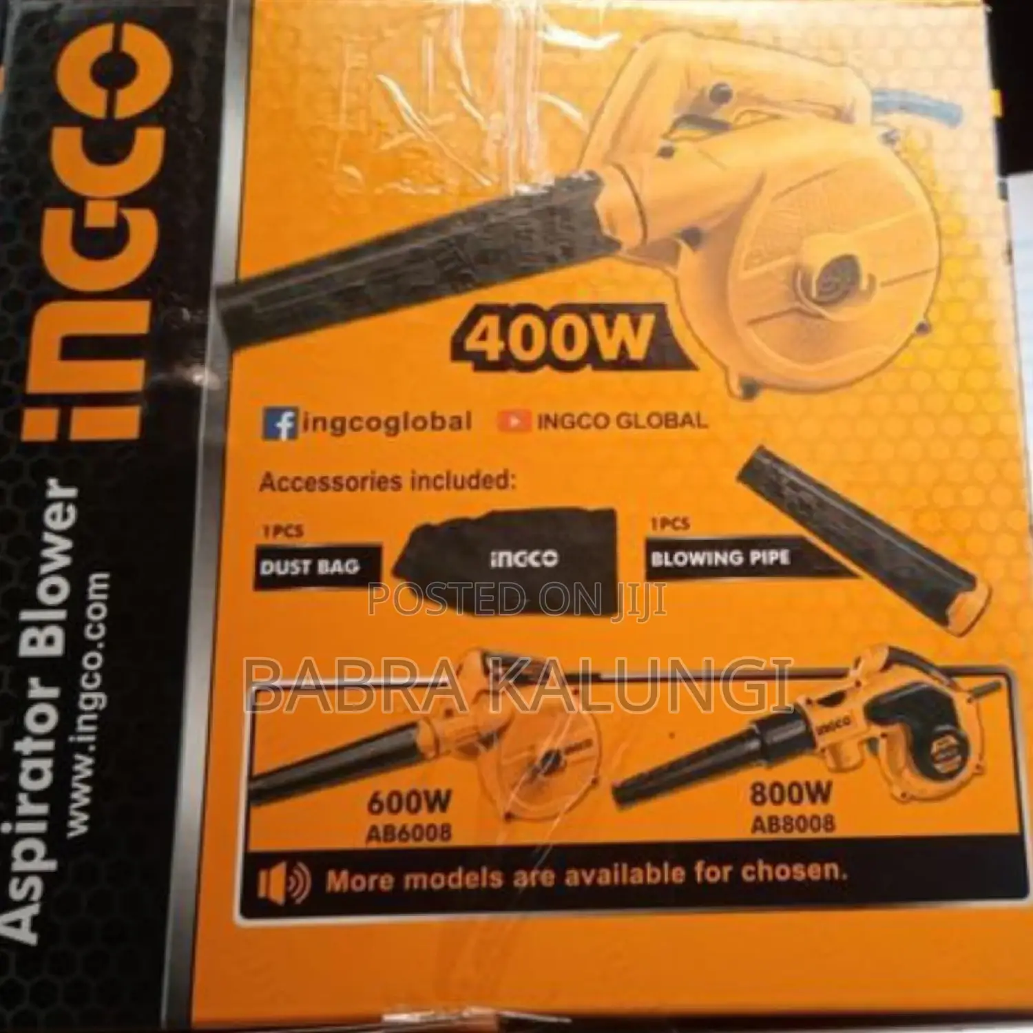 Ingco Air Blower _ Yellow