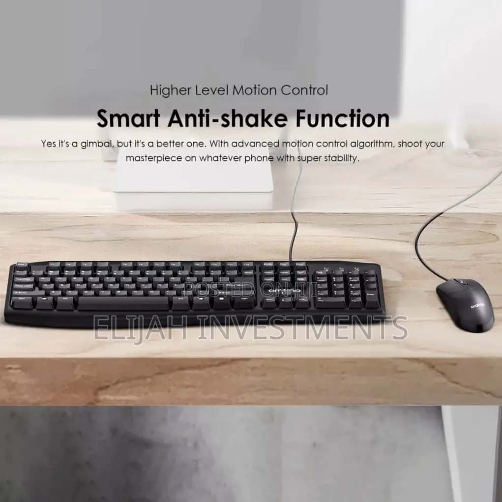 Oraimo Smartoffice Keyboard Mouse Combo Quiet Keystrokes