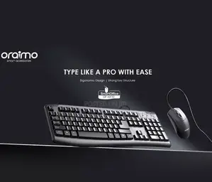 Oraimo Smartoffice Keyboard Mouse Combo Quiet Keystrokes