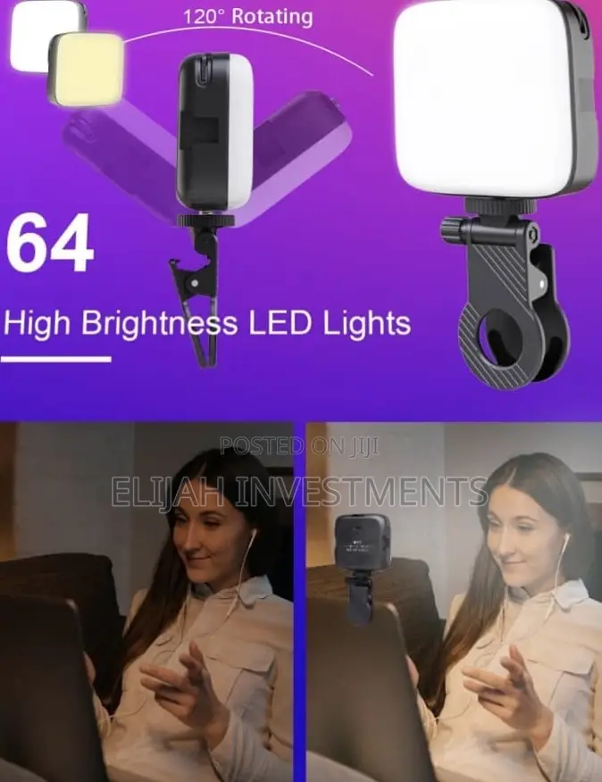 Rechargeable Mini Selfie Photo and Video Light