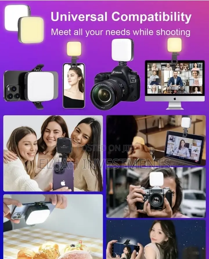 Rechargeable Mini Selfie Photo and Video Light