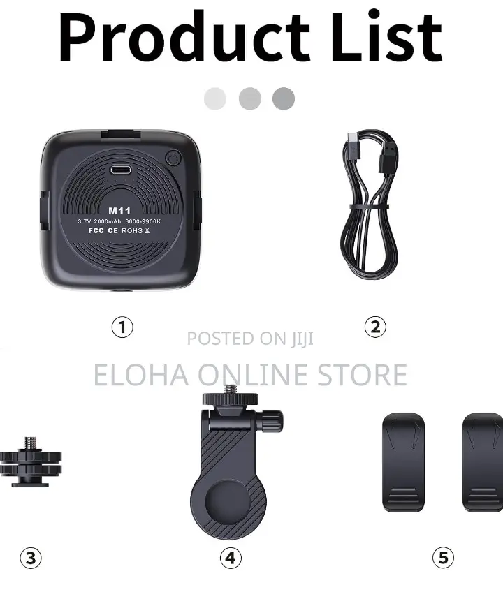 Rechargeable Mini Selfie Photo and Video Light