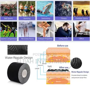 Sports Injury Tape for Knee, Joint, Muscle Support