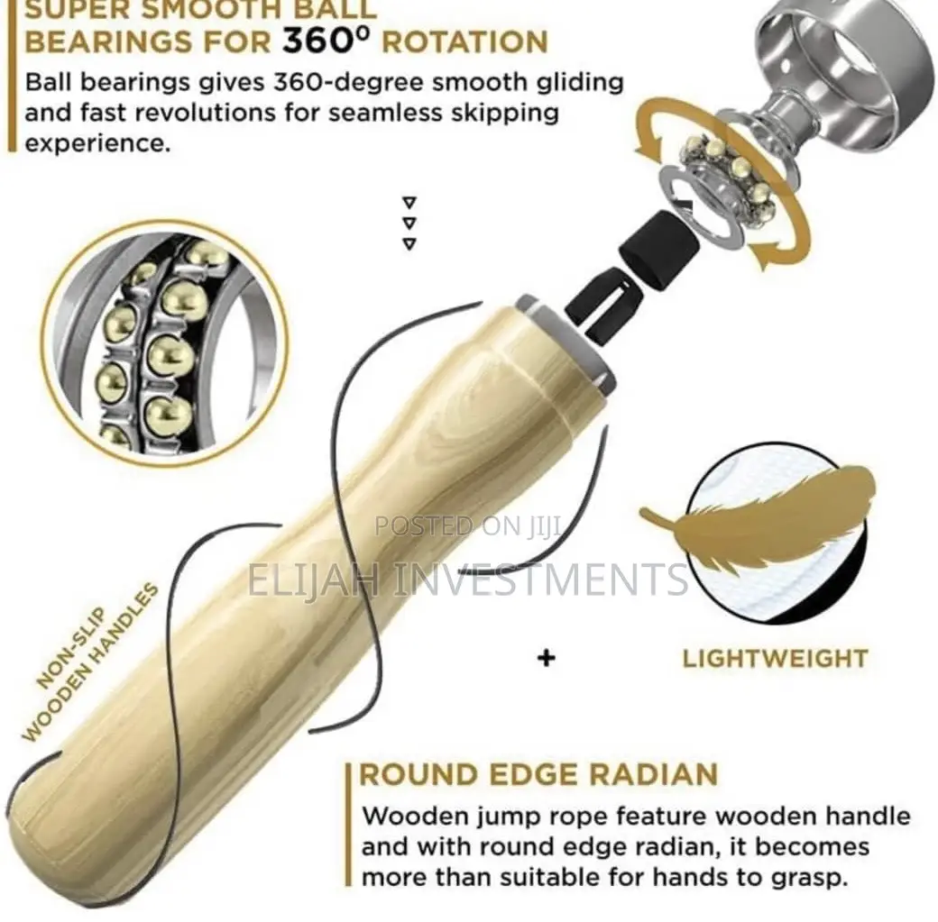Genuine Leather Skipping Rope