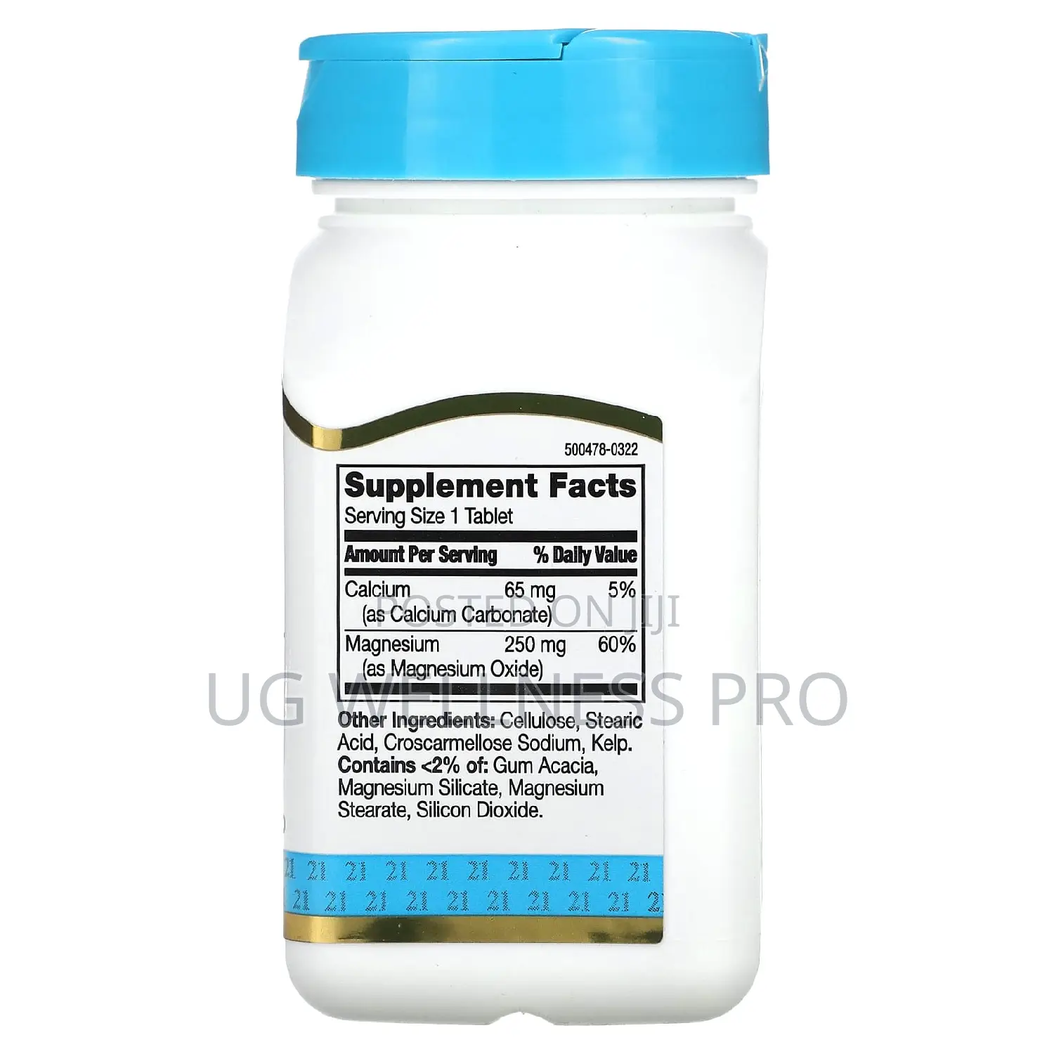 21st Century, Magnesium, 250 Mg, 110 Tablets