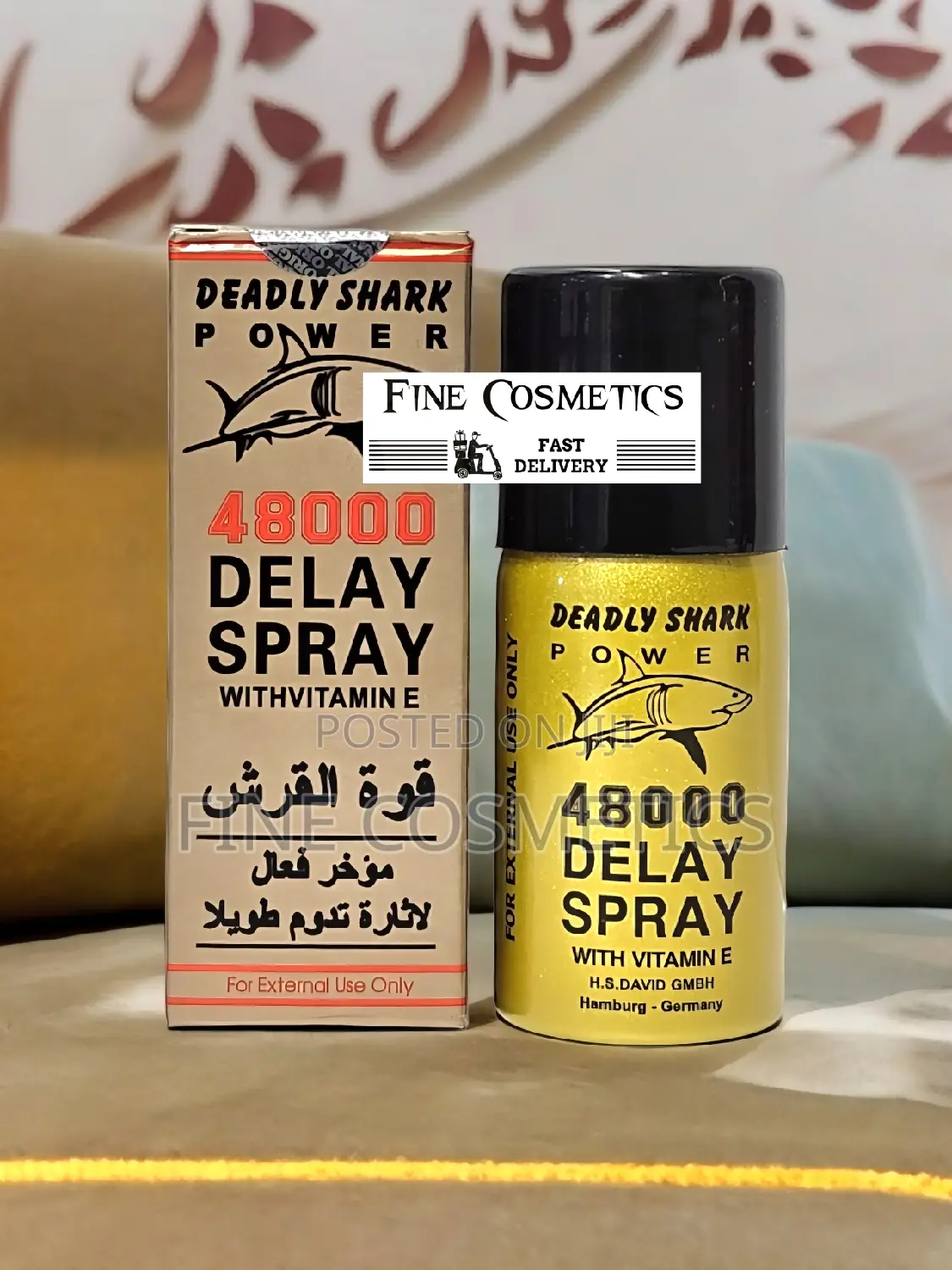 Deadly Shark Delay Spray Solution for Premature Ejaculation