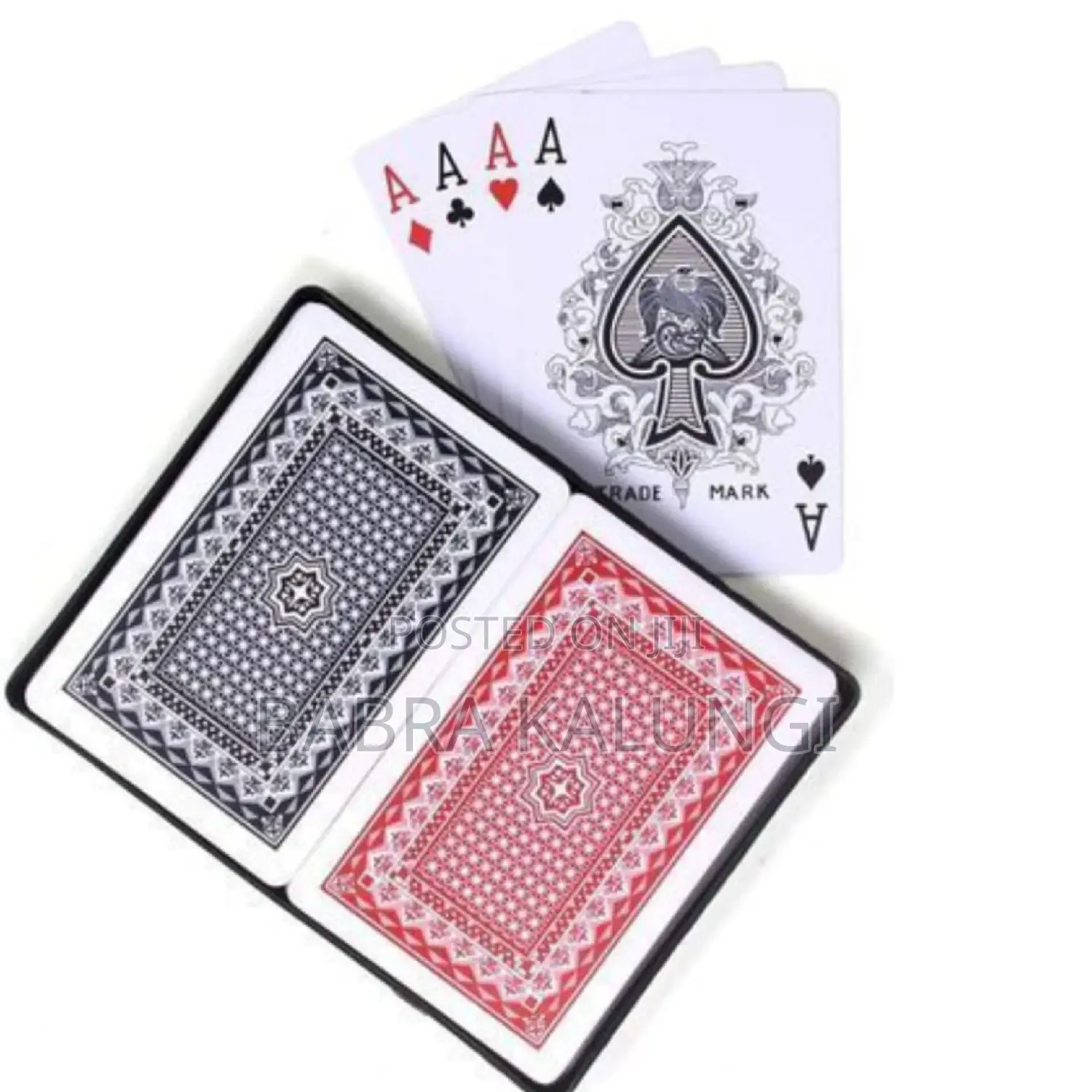 Plastic Pocker Playing Cards_ Multicolor