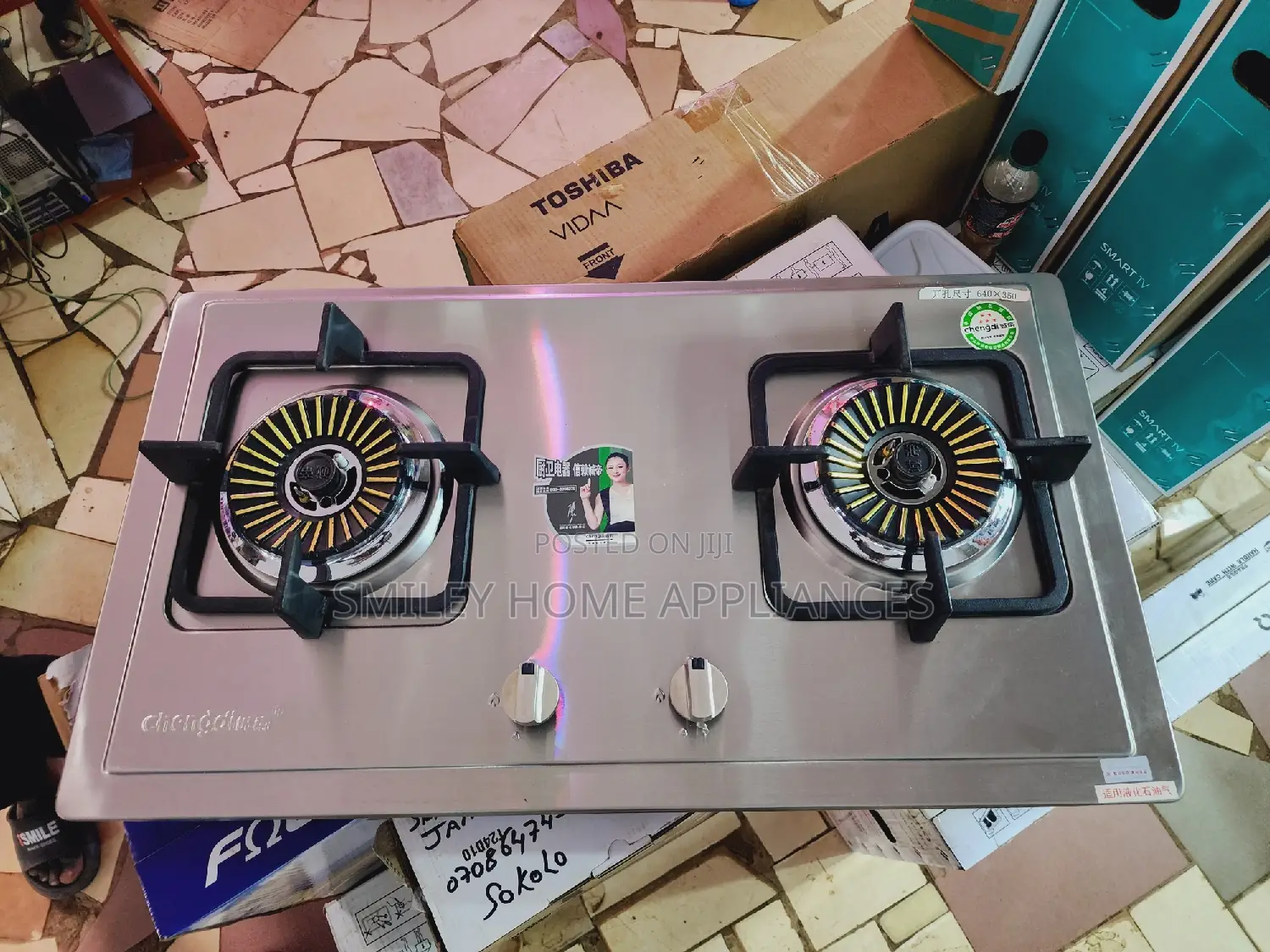 Stainless Steel Chengai Gas Hob