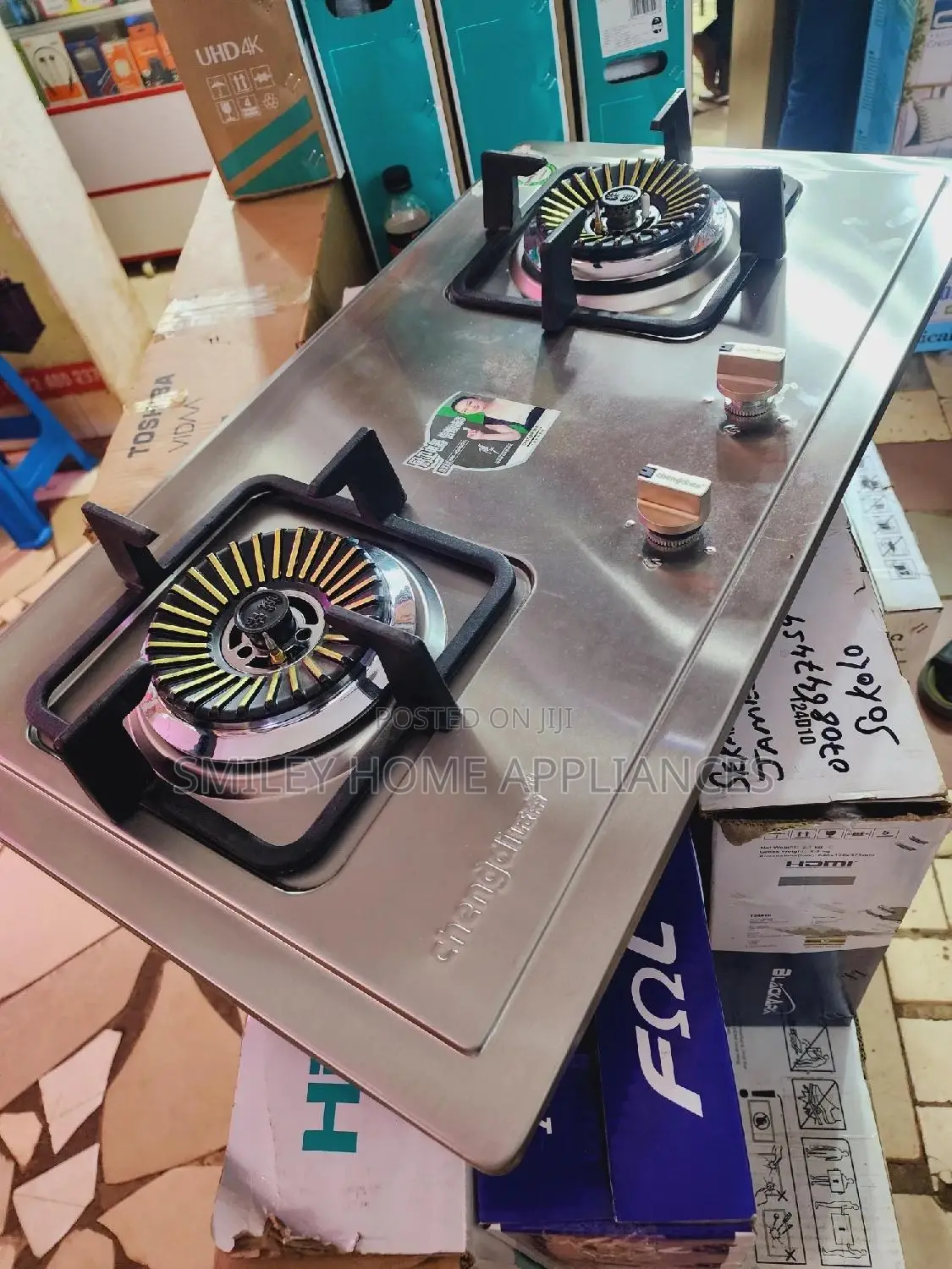 Stainless Steel Chengai Gas Hob