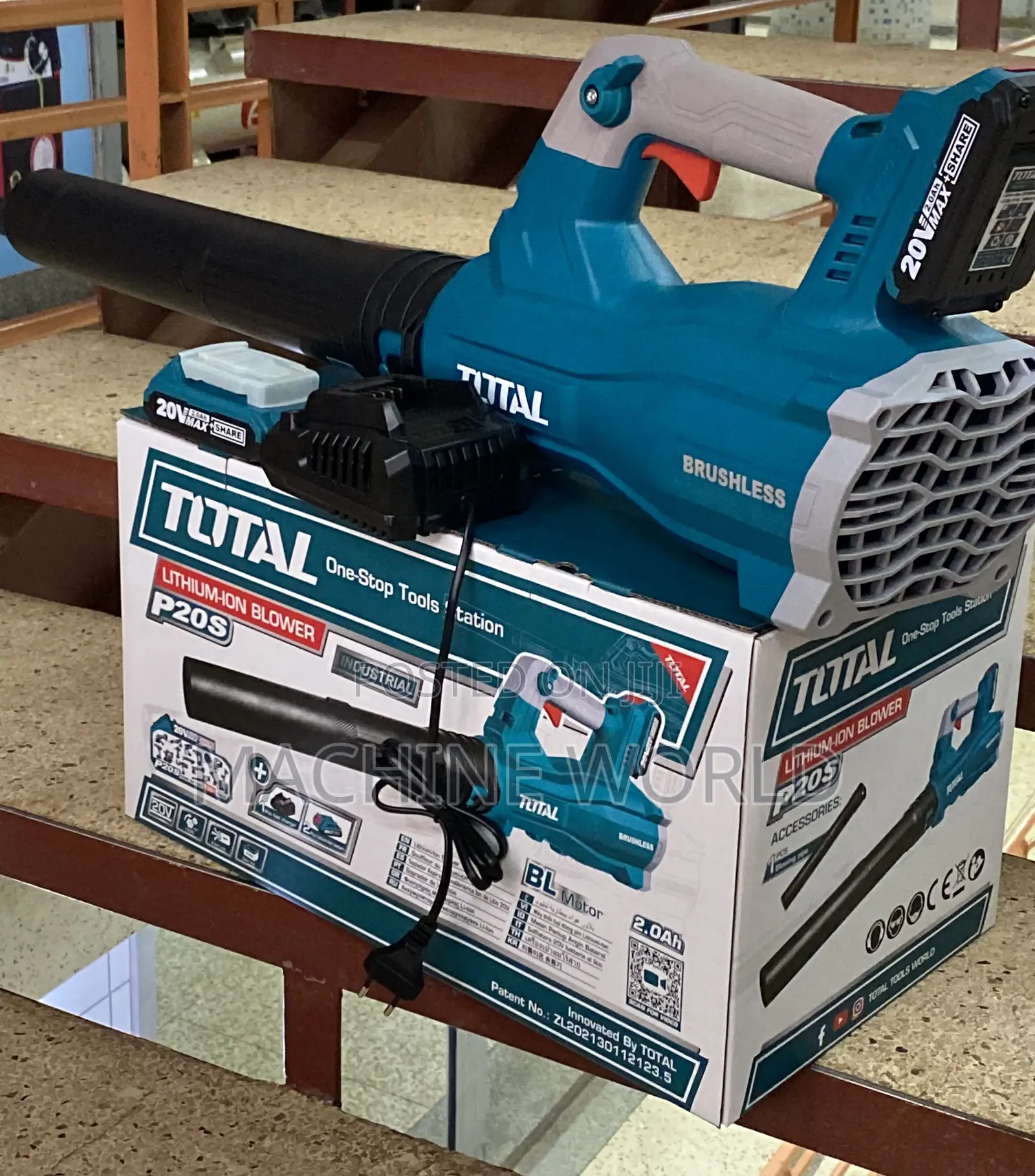 TOTAL CORDLESS/Rechargeable Blower(Brushless)Compound Blower