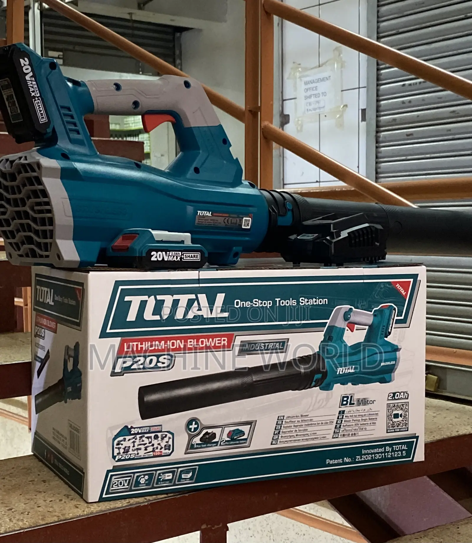 TOTAL CORDLESS/Rechargeable Blower(Brushless)Compound Blower
